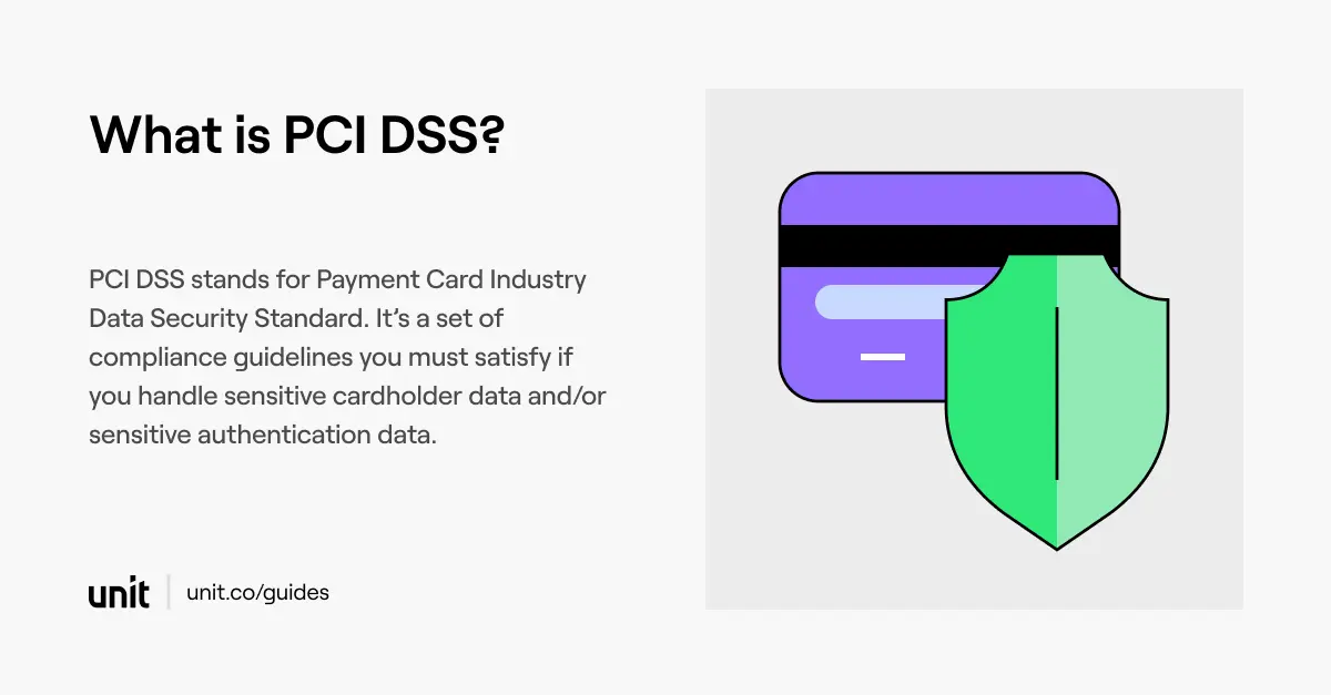 Unit A guide to PCI DSS requirements
